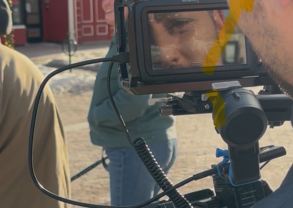 Video production behind the scenes in downtown portland, maine