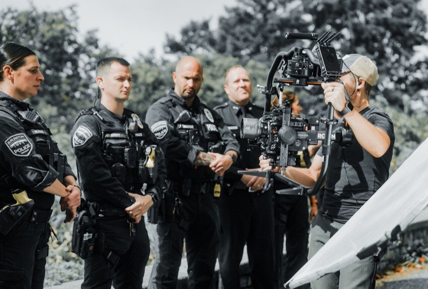 recruitment video production with burlington, vt police department